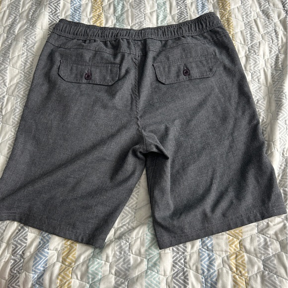 Mens hang ten brand shorts gray medium pockets - Picture 2 of 4